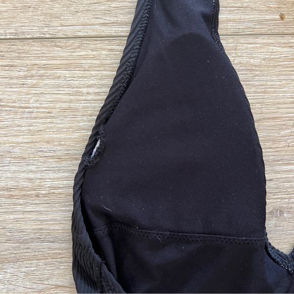 Aerie Ribbed Deep Plunge Bathingsuit Small - Picture 4 of 6